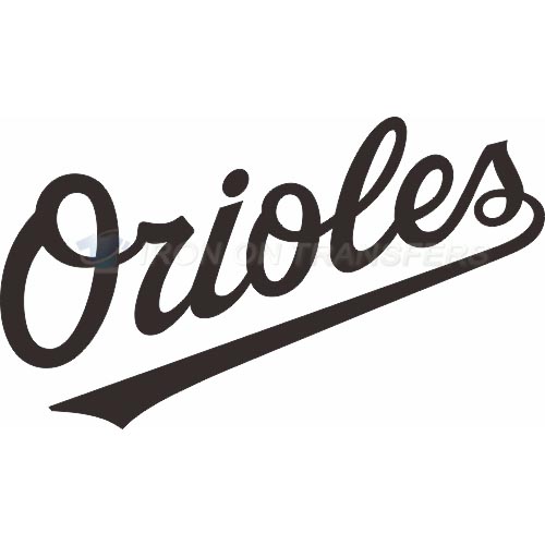 Baltimore Orioles Iron-on Stickers (Heat Transfers)NO.1446
